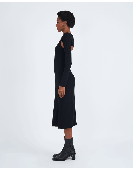 Vestido luva met preto