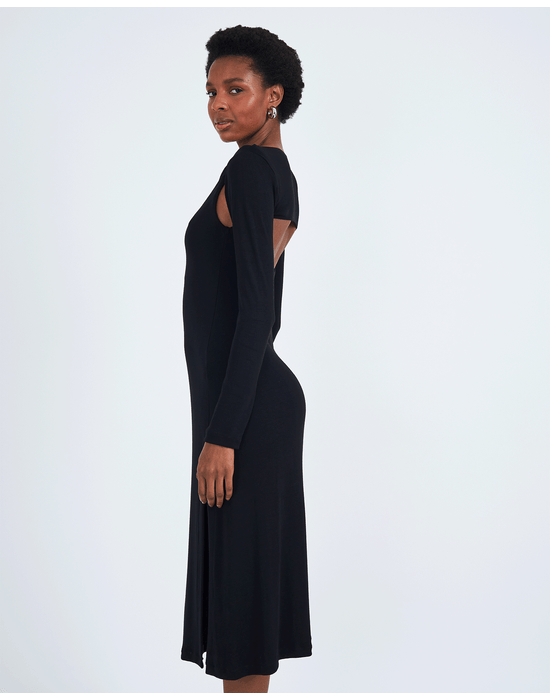 Vestido luva met preto