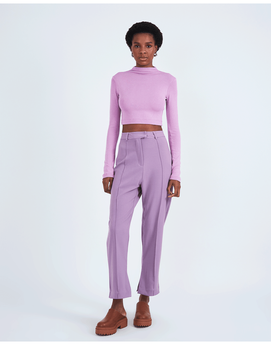 Calça armani met lilás