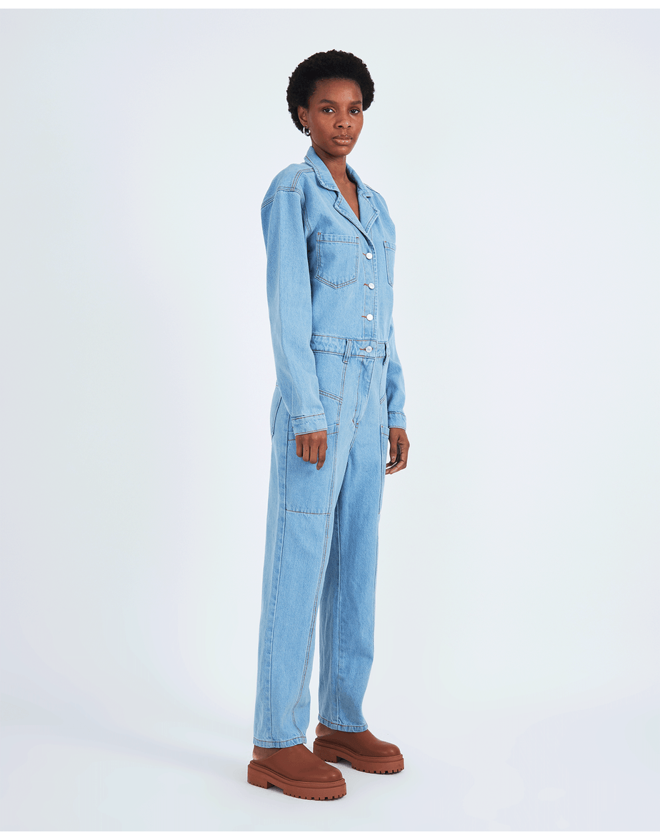 Macacão jeans met jeans