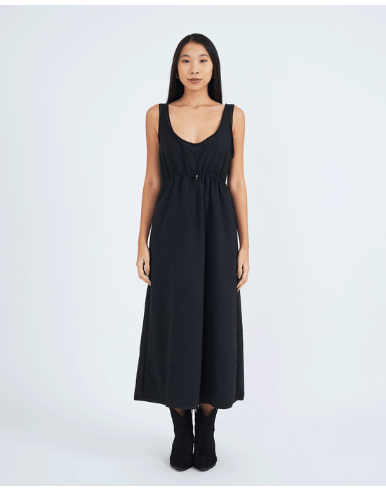 Vestido elástico sport preto