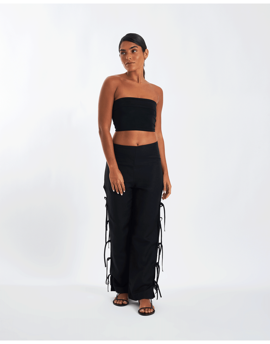 Calça laços bossa preto