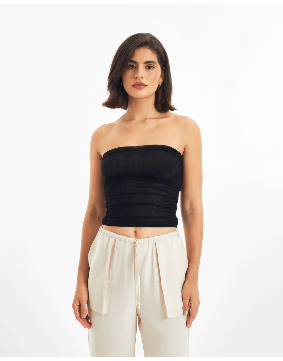 Top tule wall preto