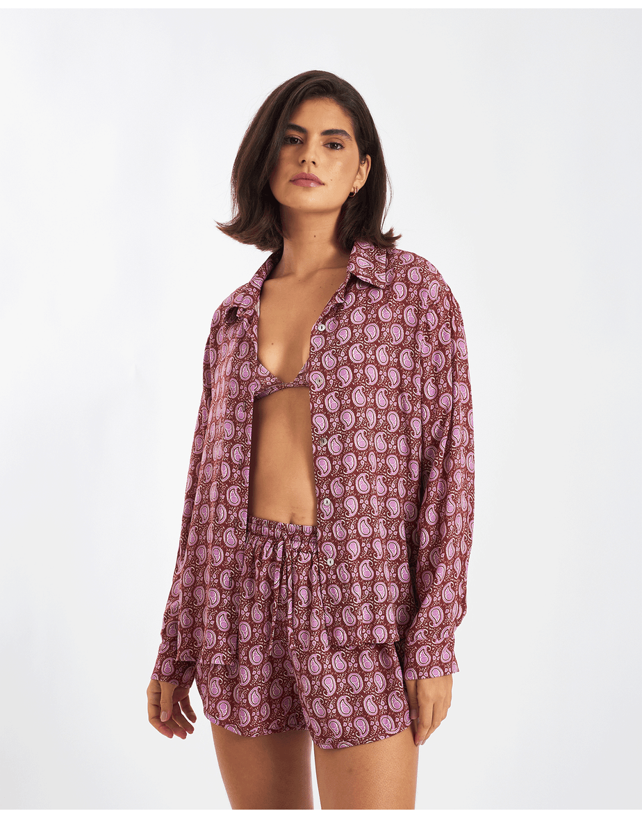 Camisa estampada wall estampado