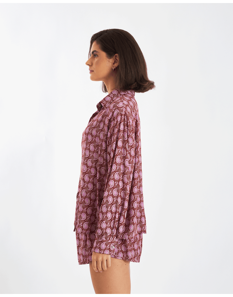 Camisa estampada wall estampado