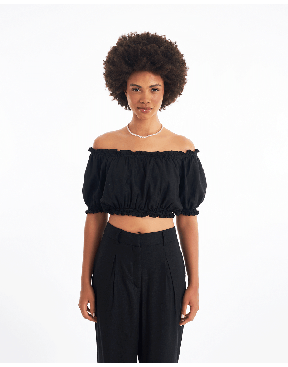 Top buf dol preto