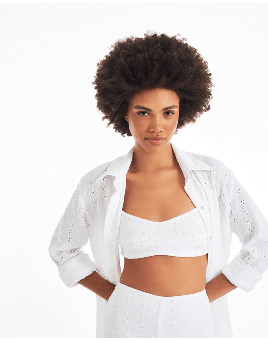 Top laise dol off-white
