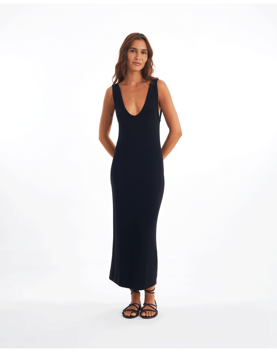 Vestido malha dol preto