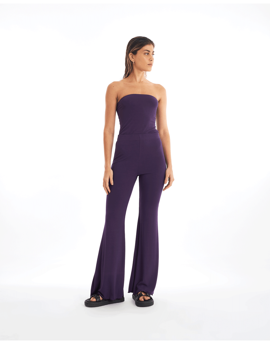 Calça lisa catarina roxo