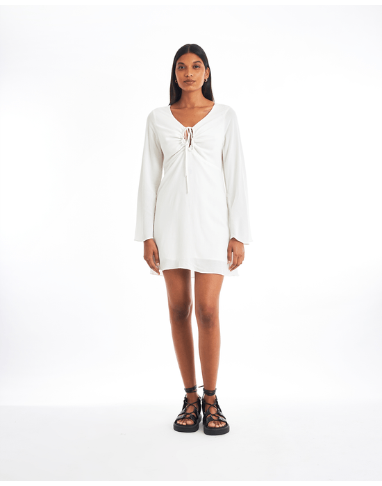Vestido ponteira sol off-white