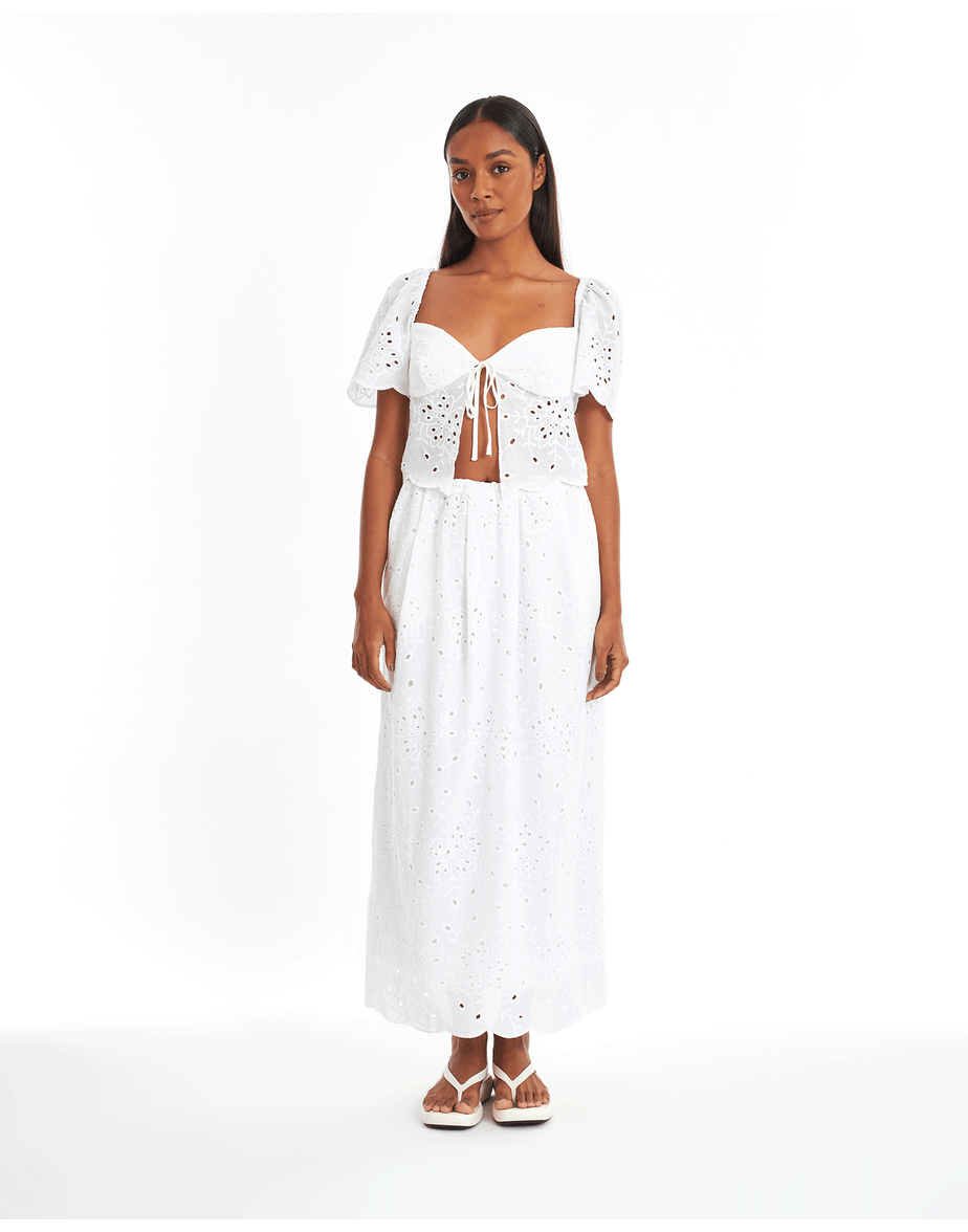 Saia Laise Nin Branco