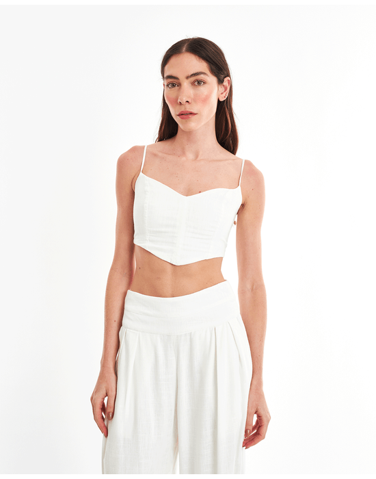 Top Corselet Lea Off-White