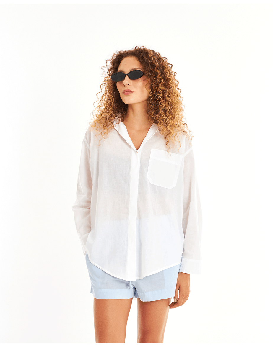 Camisa pastel tou branco