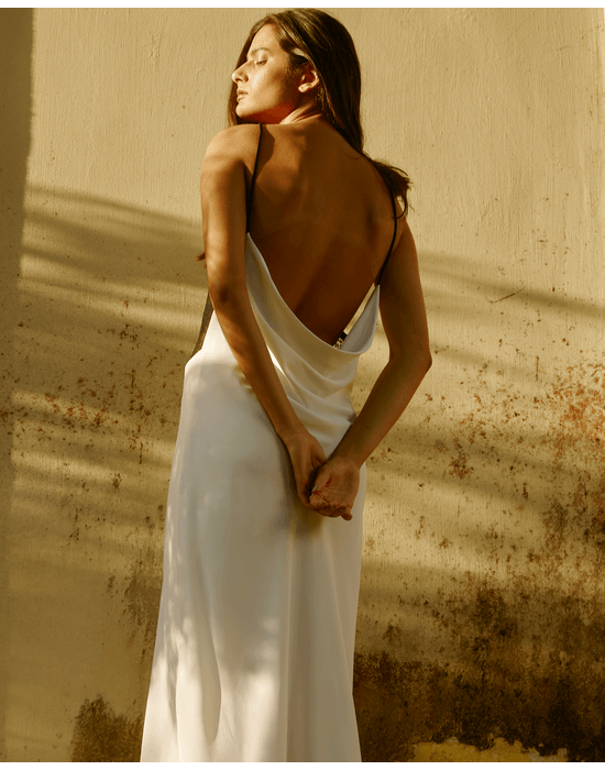 Vestido mix zen off-white