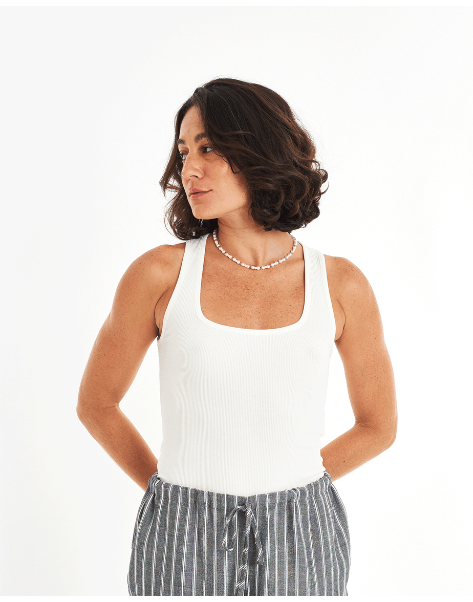 Regata rib ter off-white