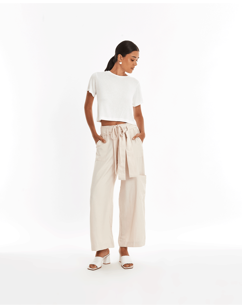Calça bolsos can off-white