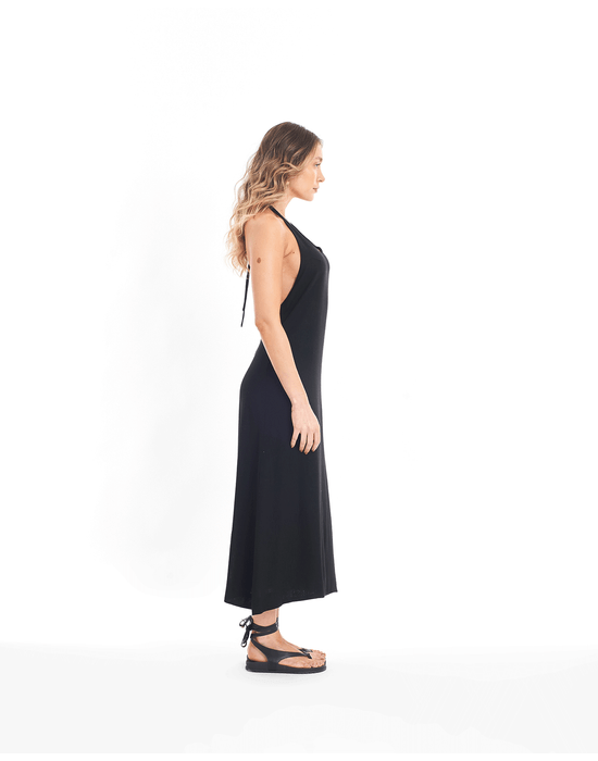 Vestido frente ban preto