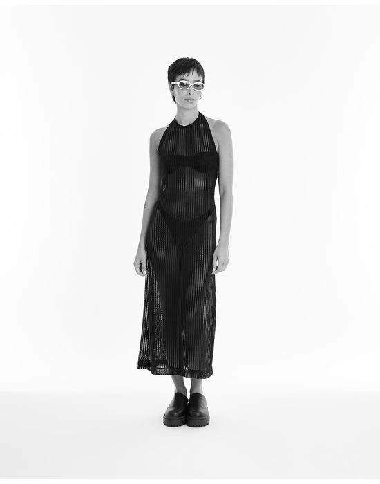 Vestido textura zen preto