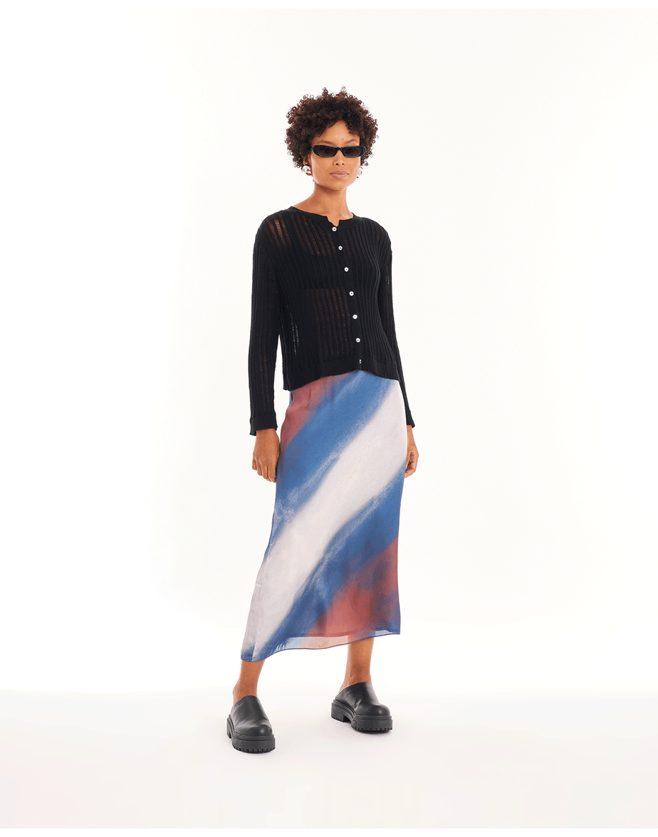 Casaco tricot zen preto