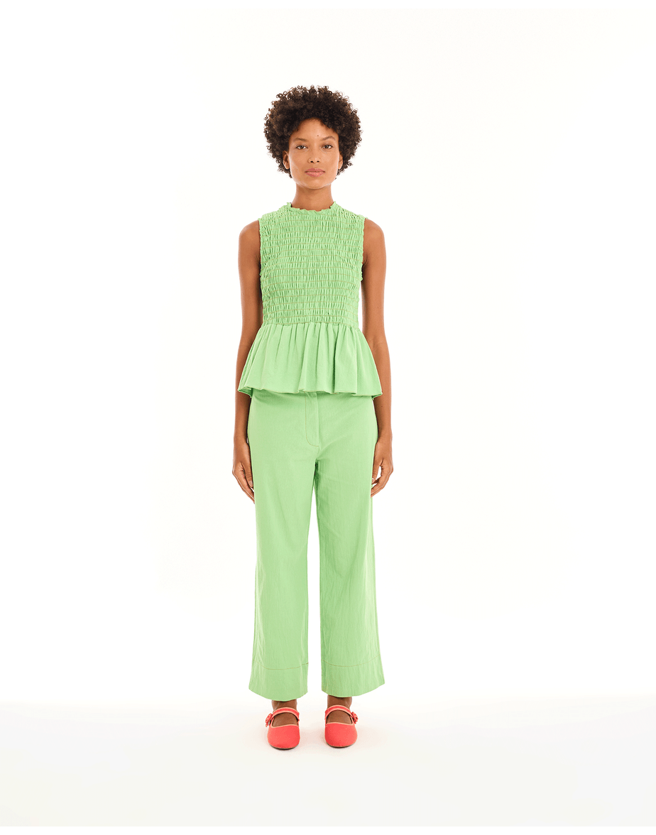 Calça cotton vicky montanari verde