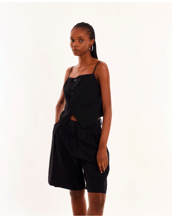 Blusa colete urb preto