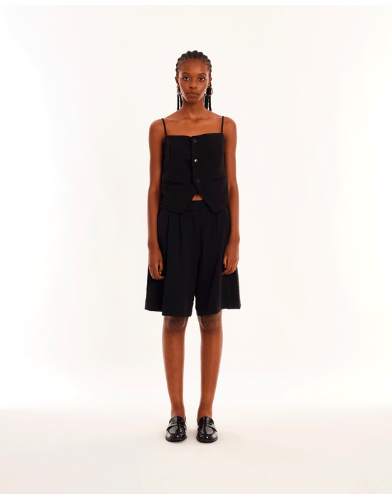 Blusa colete urb preto