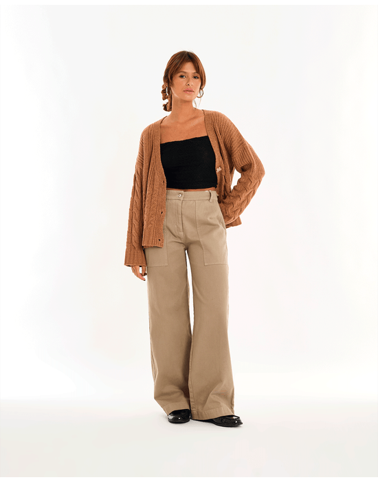 Calça bolso boo cinza