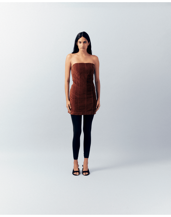Vestido tqc inv marrom