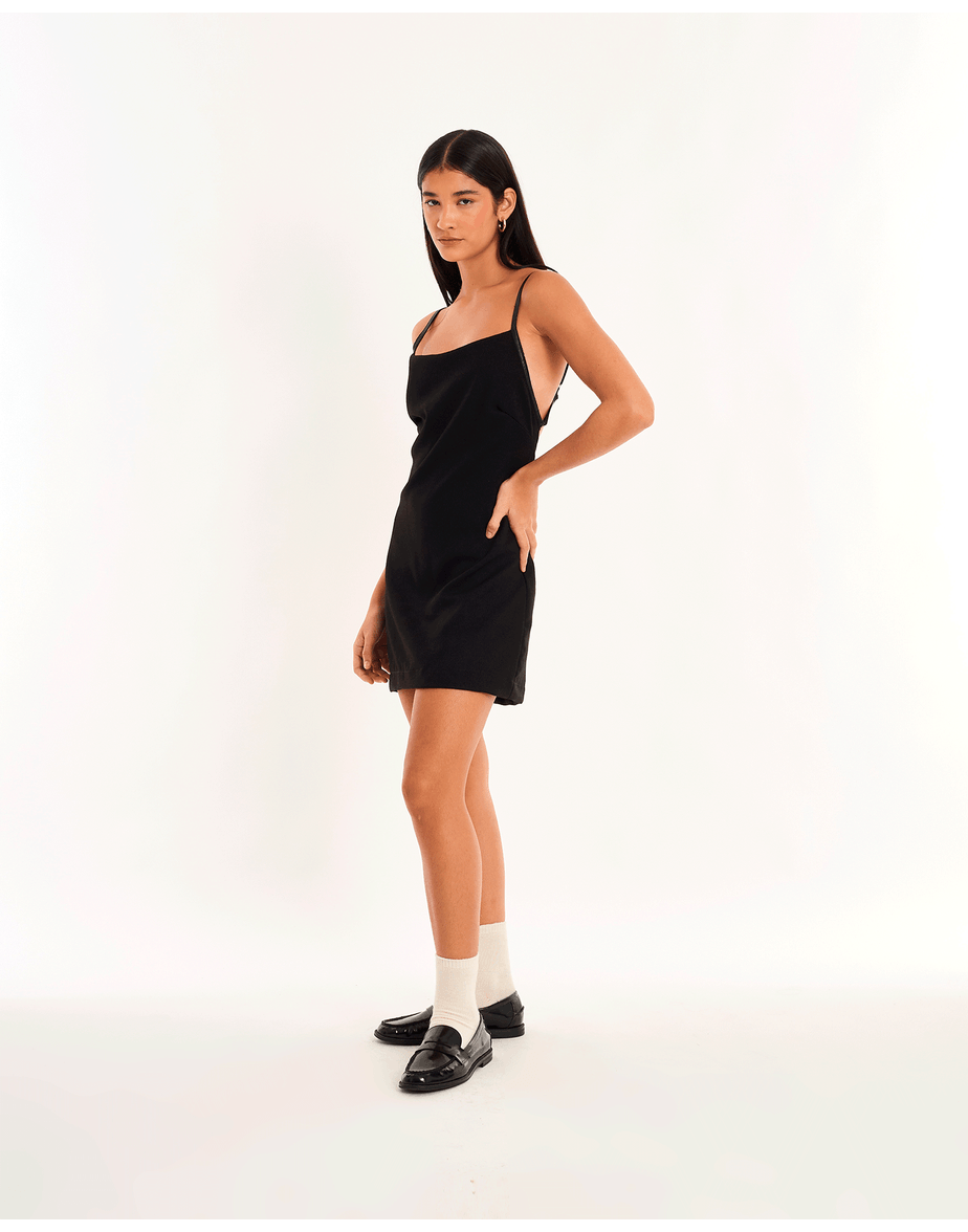 Vestido quad tot preto