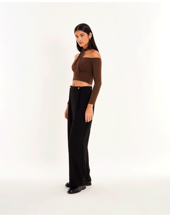 Calça oval tot preto