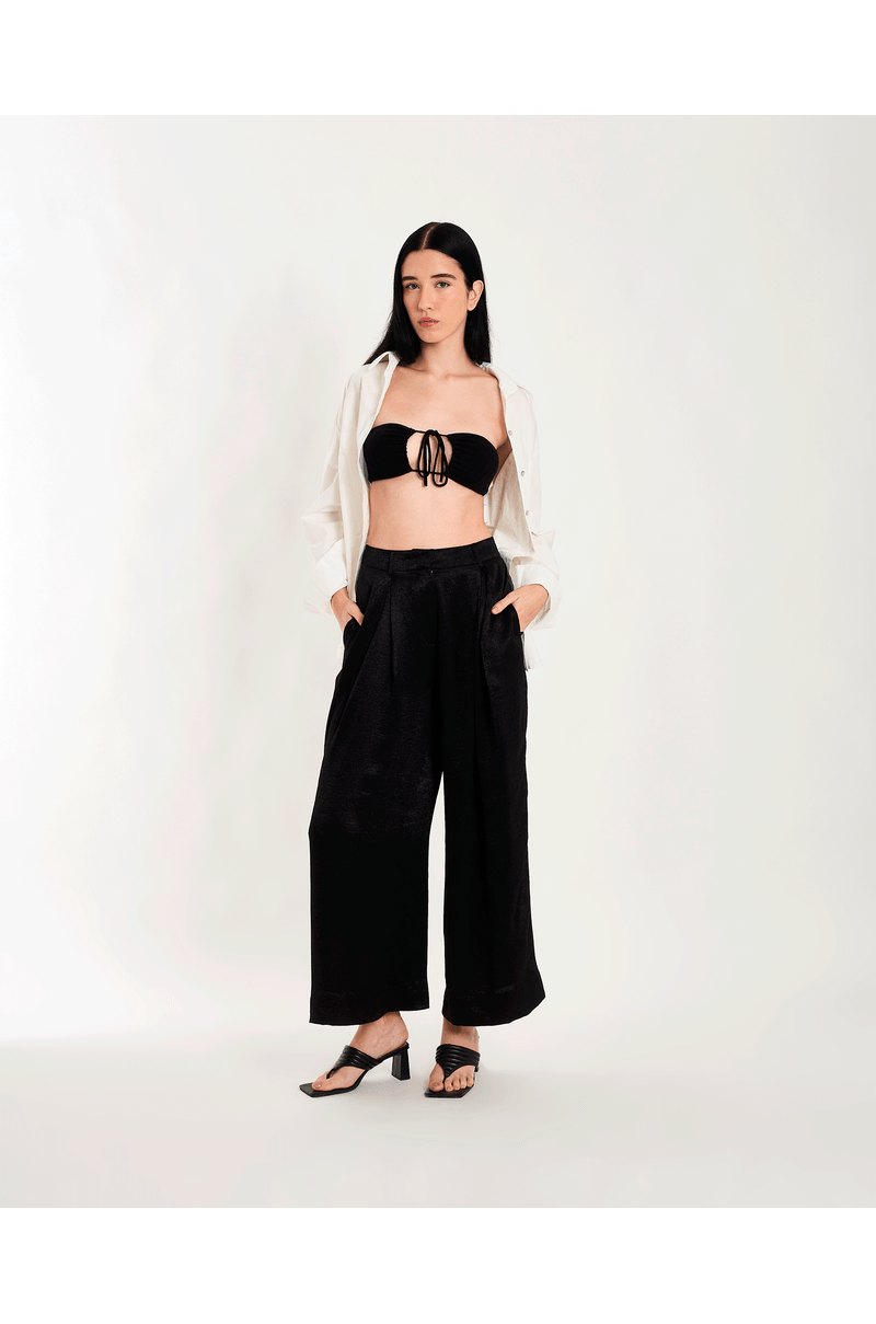 Calça pantalona pen preto