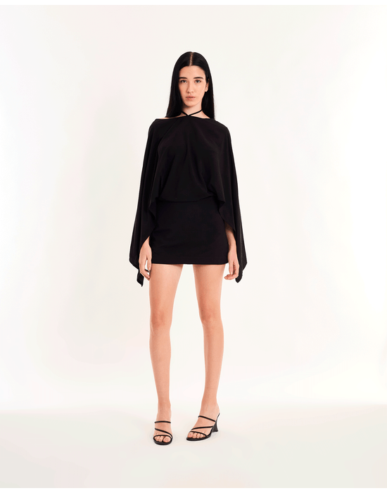 Vestido costas tot preto