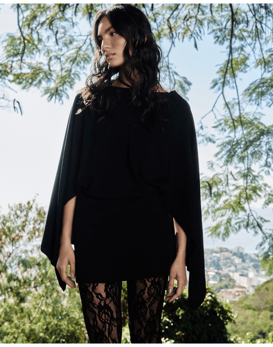 Vestido costas tot preto