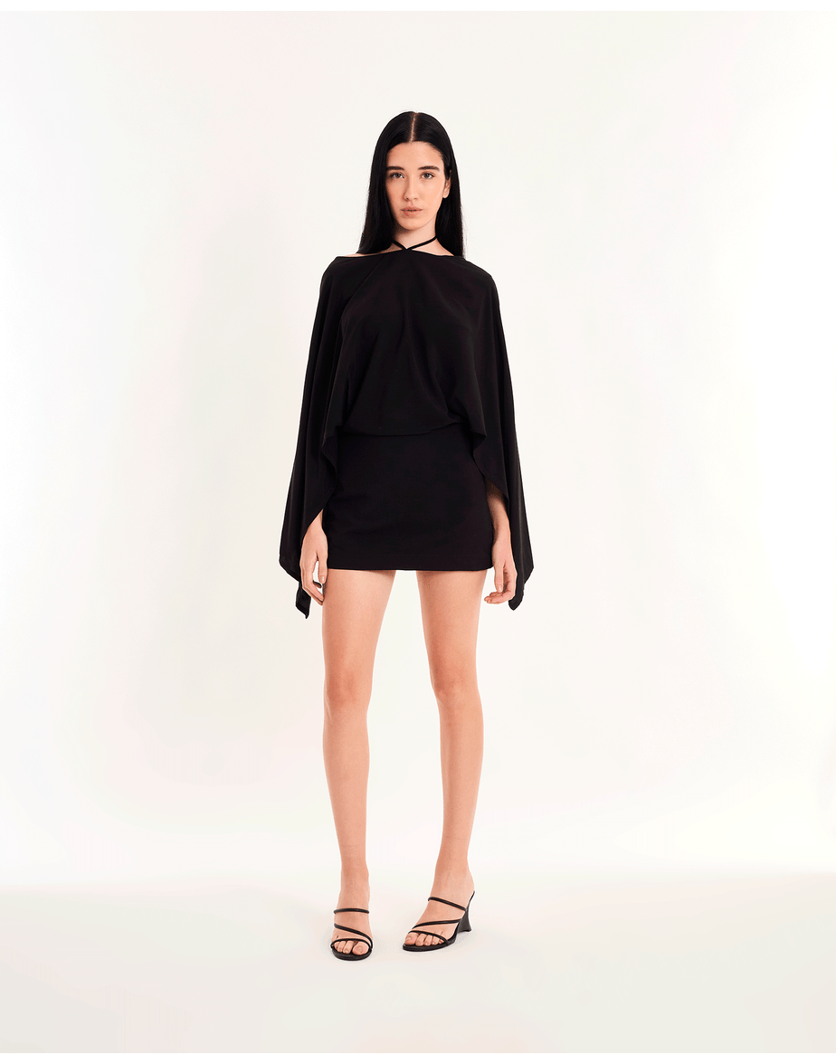 Vestido costas tot preto