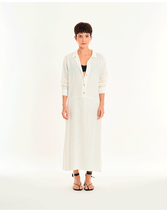 Blusa saida ete off-white
