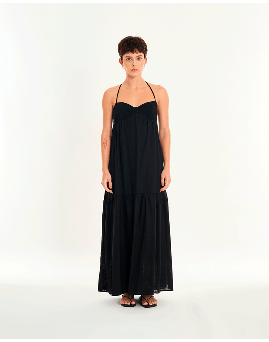 Vestido bojo sol preto