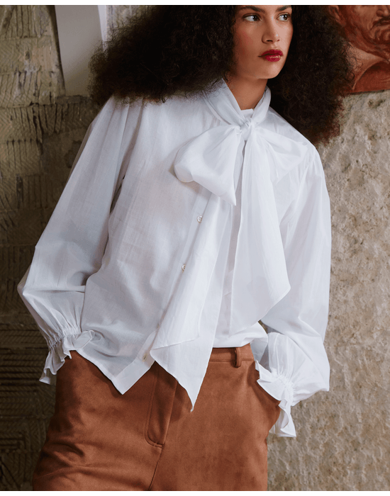 Blusa laço girl branco