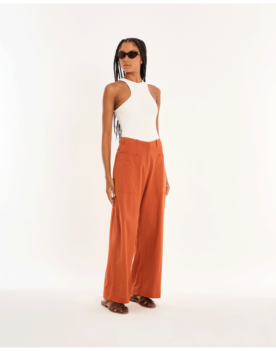 Body canelado nos off-white
