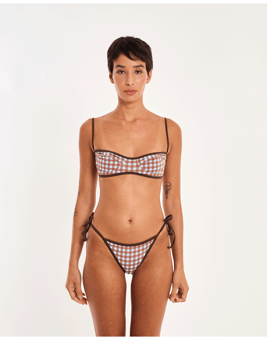 Biquini vichy nos estampado