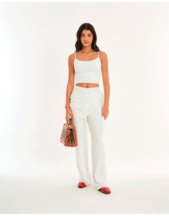 Calça pareo alt off-white
