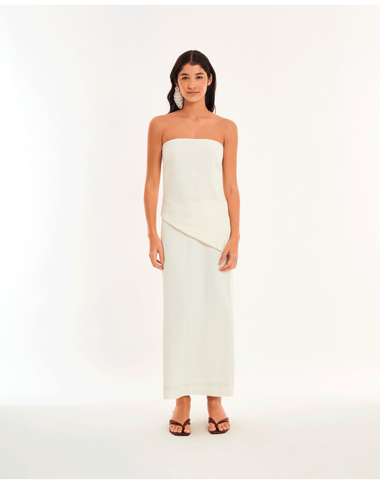 Saia coluna alt off-white