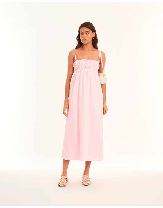 Vestido lastex tic rosa