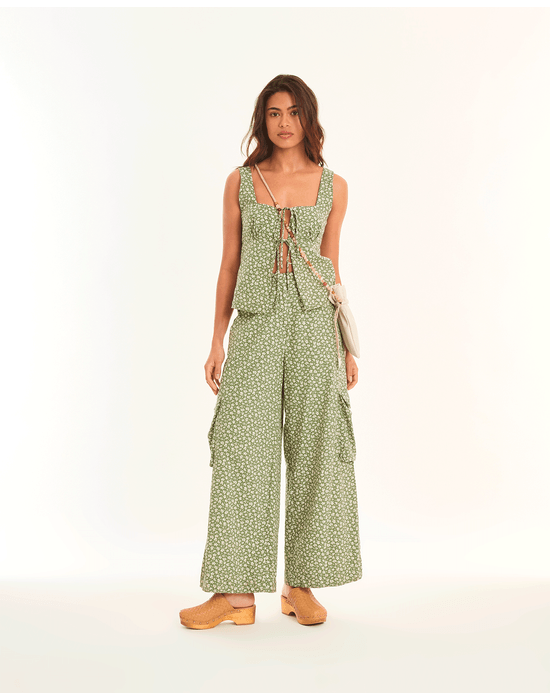 Calça liberty tic estampado