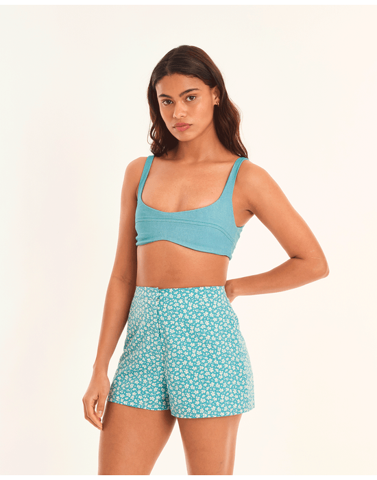 Top bengaline tic azul