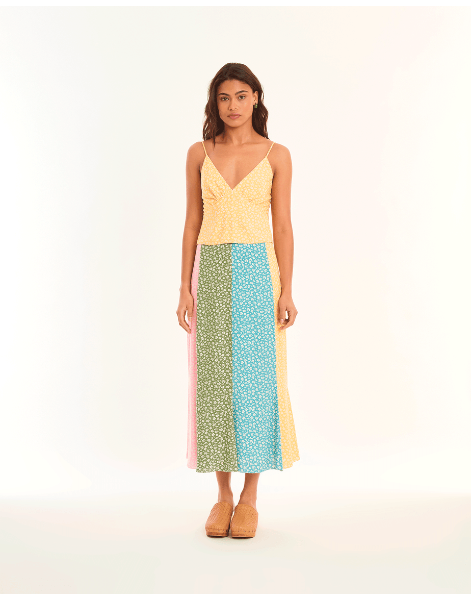Saia liberty tic estampado