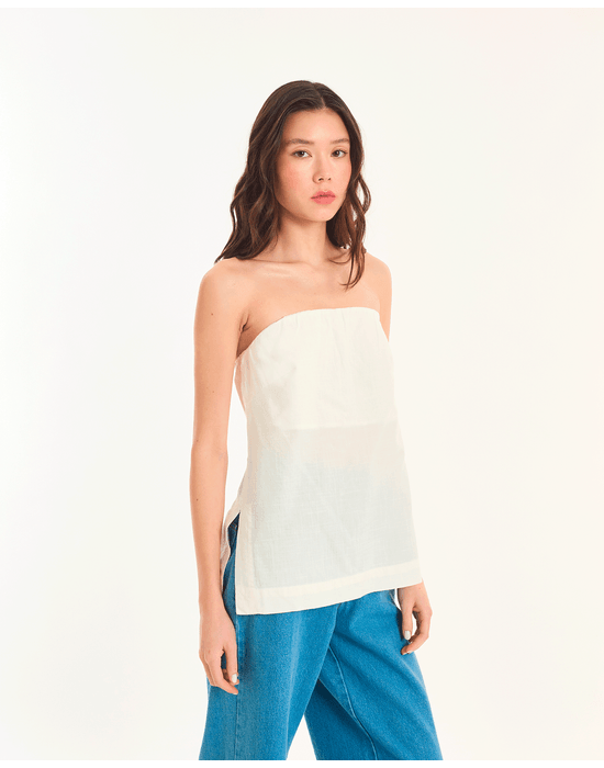 Blusa tqc ess off-white