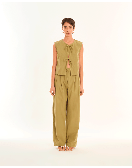 Calça ravena art verde
