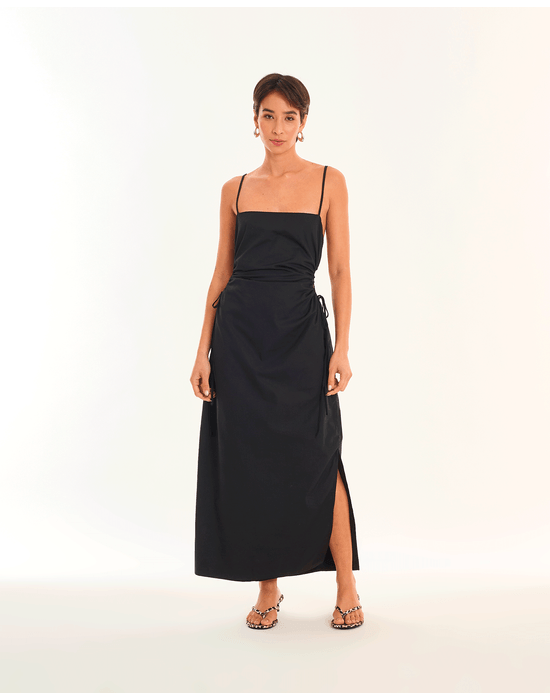 Vestido milano art preto