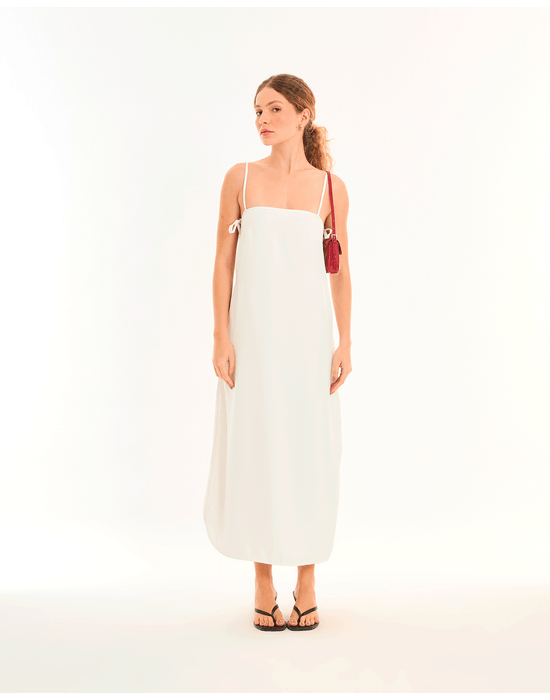 Vestido royale tec off-white