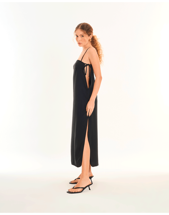 Vestido royale tec preto